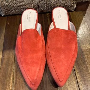 Cole Haan Slip-on Orange Mules